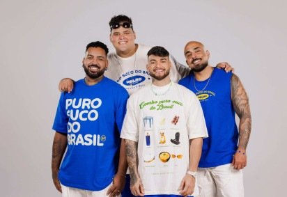 Grupo Menos &eacute; Mais foi um dos maiores sucessos musicais do ano -  (crédito: Thaís Mallon) -Grupo Menos &eacute; Mais foi um dos maiores sucessos musicais do ano -  (crédito: Thaís Mallon)