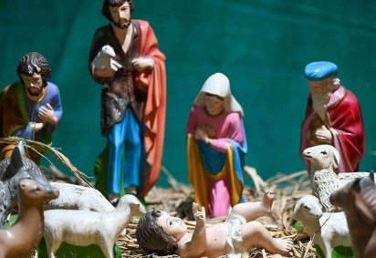 O nascimento de Jesus, em obra de Bernardo Daddi, feita por volta de 1325 -  (crédito: Domínio público) -O nascimento de Jesus, em obra de Bernardo Daddi, feita por volta de 1325 -  (crédito: Domínio público)