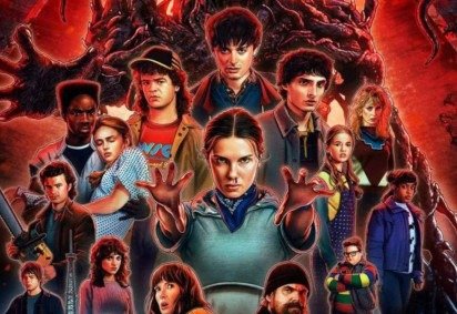 Segunda parte da última temporada de 'Stranger things' chega à Netflix no Natal -  (crédito: Divulgação / Netflix)