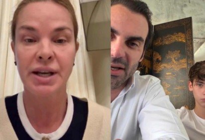 Letícia Birkheuer e filho brigam em público e briga judicial vem à tona -  (crédito: Reprodução/Instagram)