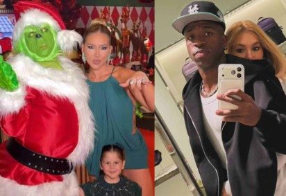 Virginia aposta em tradição natalina para engravidar de Vini Jr. -  (crédito: Reprodução/Instagram) -Virginia aposta em tradição natalina para engravidar de Vini Jr. -  (crédito: Reprodução/Instagram)