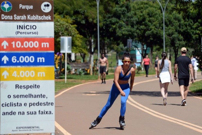  Parque da Cidade costuma receber público fiel nos feriados