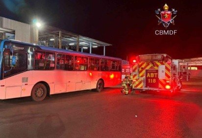 &Ocirc;nibus de transporte urbano atropela pedestre no Recanto das Emas