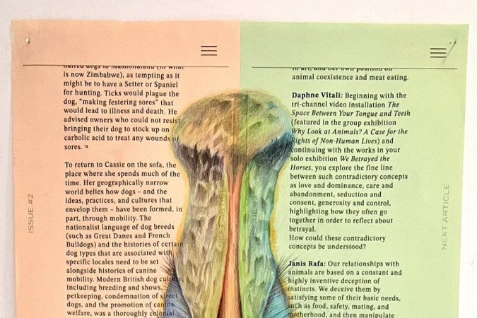 04.Demi Kaia. NÃ£o consigo voar, mas posso te dar asas, 2025 LÃ¡pis s. papel impresso 179 x 42cm