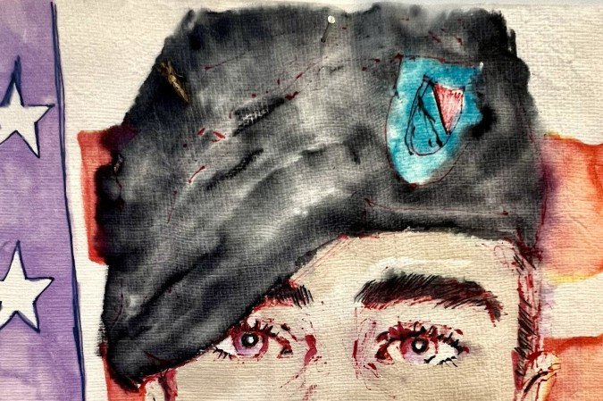 Retratos também fazem parte do repertório figurativo da artista grega