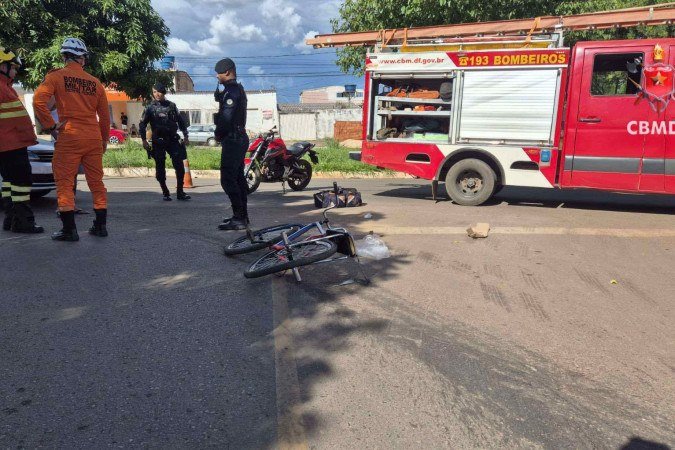 Acidentes ocorreram em Ceilândia e em São Sebastião - (crédito: CBMDF/Divulgação) Acidentes ocorreram em Ceilândia e em São Sebastião - (crédito: CBMDF/Divulgação)