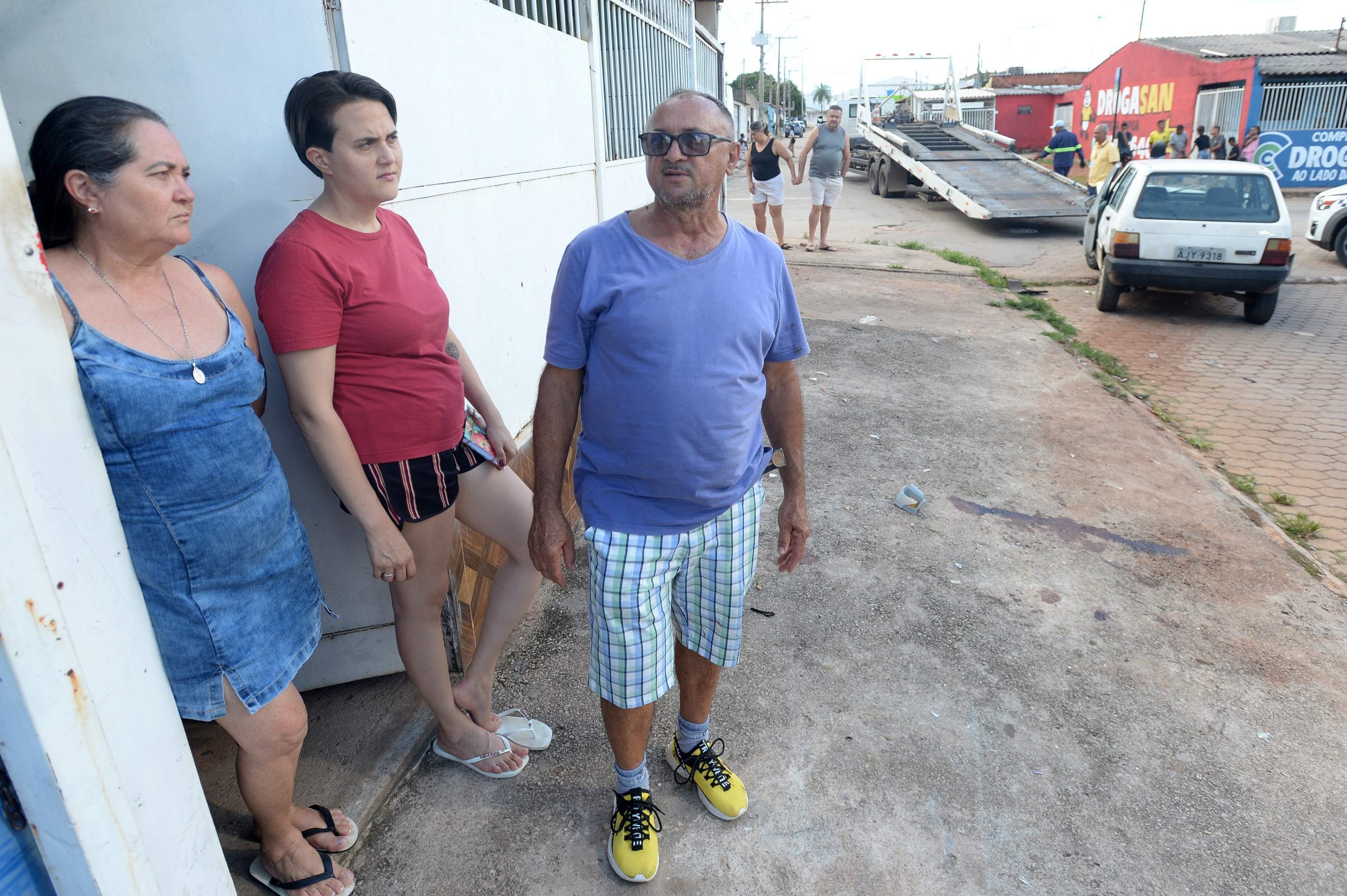  25/12/2025. Cr&eacute;dito: Minervino J&uacute;nior/CB/D.A Press. Brasil.  Brasilia - DF. Atropelamento na QNO 19 da ceil&acirc;ndia duas mulheres ficaram feridas. Ant&ocirc;nio Matias e andressa Matias