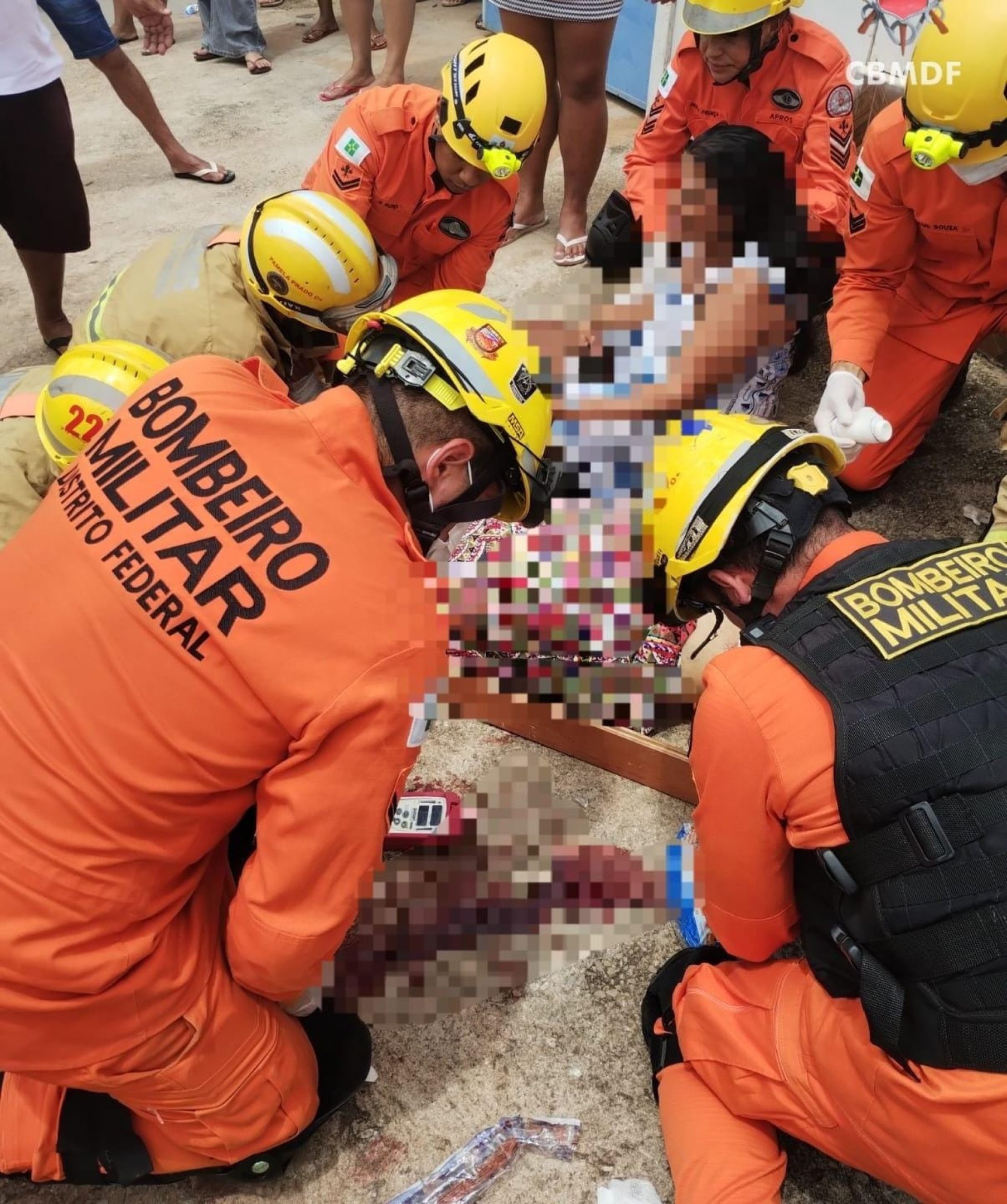 As v&iacute;timas foram socorridas e encaminhas para hospitais da regi&atilde;o