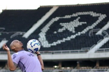 Marlon se despede do Botafogo após 186 jogos e com os títulos da Série A e da Libertadores -  (crédito: Vitor Silva/Botafogo)