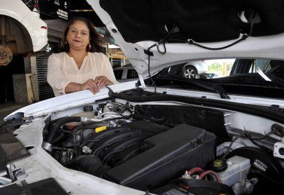 Adelaide Dutra fez uma revisão completa para rodar 800km -  (crédito:  Marcelo Ferreira/CB/D.A Press) -Adelaide Dutra fez uma revisão completa para rodar 800km -  (crédito:  Marcelo Ferreira/CB/D.A Press)