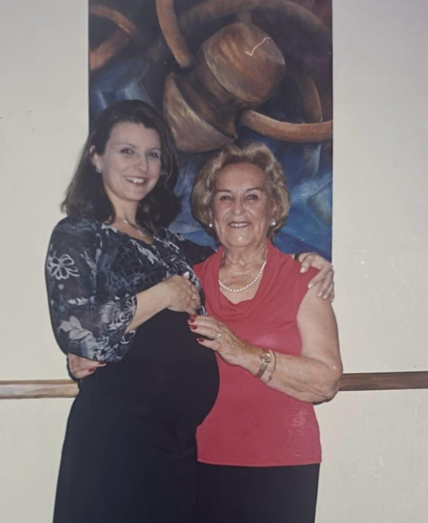 Fernanda Torino e a av&oacute; Maria