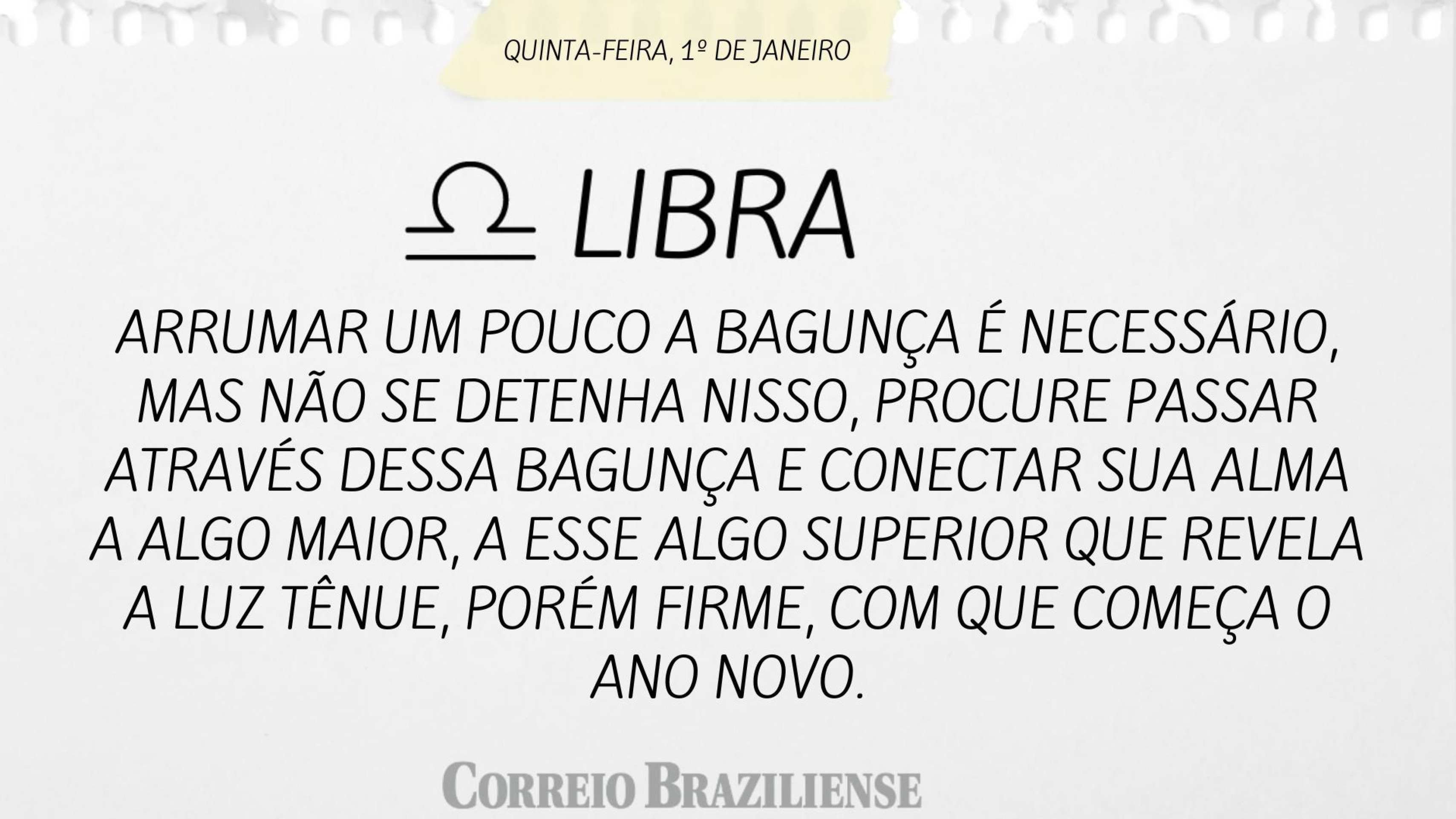 Hor&oacute;spoco desta quinta (1&ordm;/12)