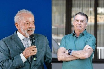 Na coleta de dados, os pesquisadores pediram para que os entrevistados classificassem o posicionamento político em uma escala de um a cinco, sendo um o maior apoio ao ex-presidente Jair Bolsonaro (PL) e cinco alinhado ao presidente Luiz Inácio Lula da Silva (PT) -  (crédito: Ricardo Stuckert/PR e Sergio Lima/AFP   )