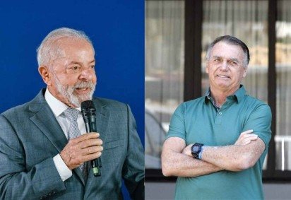 Na coleta de dados, os pesquisadores pediram para que os entrevistados classificassem o posicionamento político em uma escala de um a cinco, sendo um o maior apoio ao ex-presidente Jair Bolsonaro (PL) e cinco alinhado ao presidente Luiz Inácio Lula da Silva (PT) -  (crédito: Ricardo Stuckert/PR e Sergio Lima/AFP   ) -Na coleta de dados, os pesquisadores pediram para que os entrevistados classificassem o posicionamento político em uma escala de um a cinco, sendo um o maior apoio ao ex-presidente Jair Bolsonaro (PL) e cinco alinhado ao presidente Luiz Inácio Lula da Silva (PT) -  (crédito: Ricardo Stuckert/PR e Sergio Lima/AFP   )