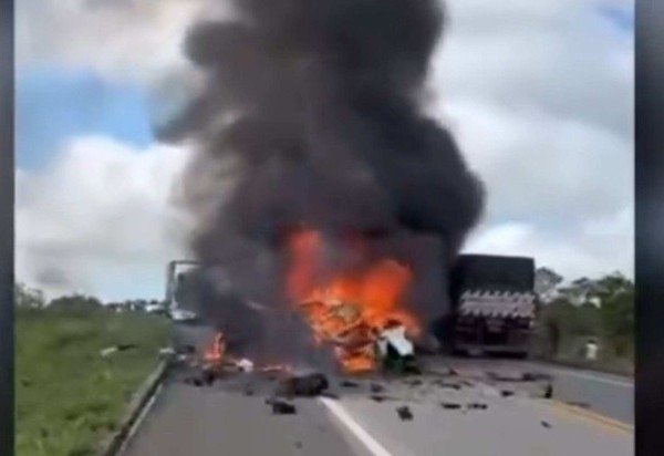 As informações da morte foram confirmadas ao Correio pelo concessionaria que administra a via, a Eco Rodovias -  (crédito: Reprodução/X/@ojeanmendesc)