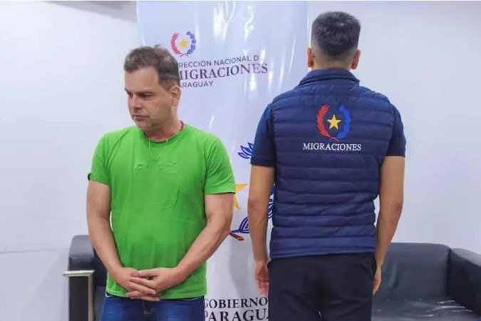 Silvinei Vasques foi preso no Paraguai - (crédito: Divulgação/Polícia do Paraguai) Silvinei Vasques foi preso no Paraguai - (crédito: Divulgação/Polícia do Paraguai)