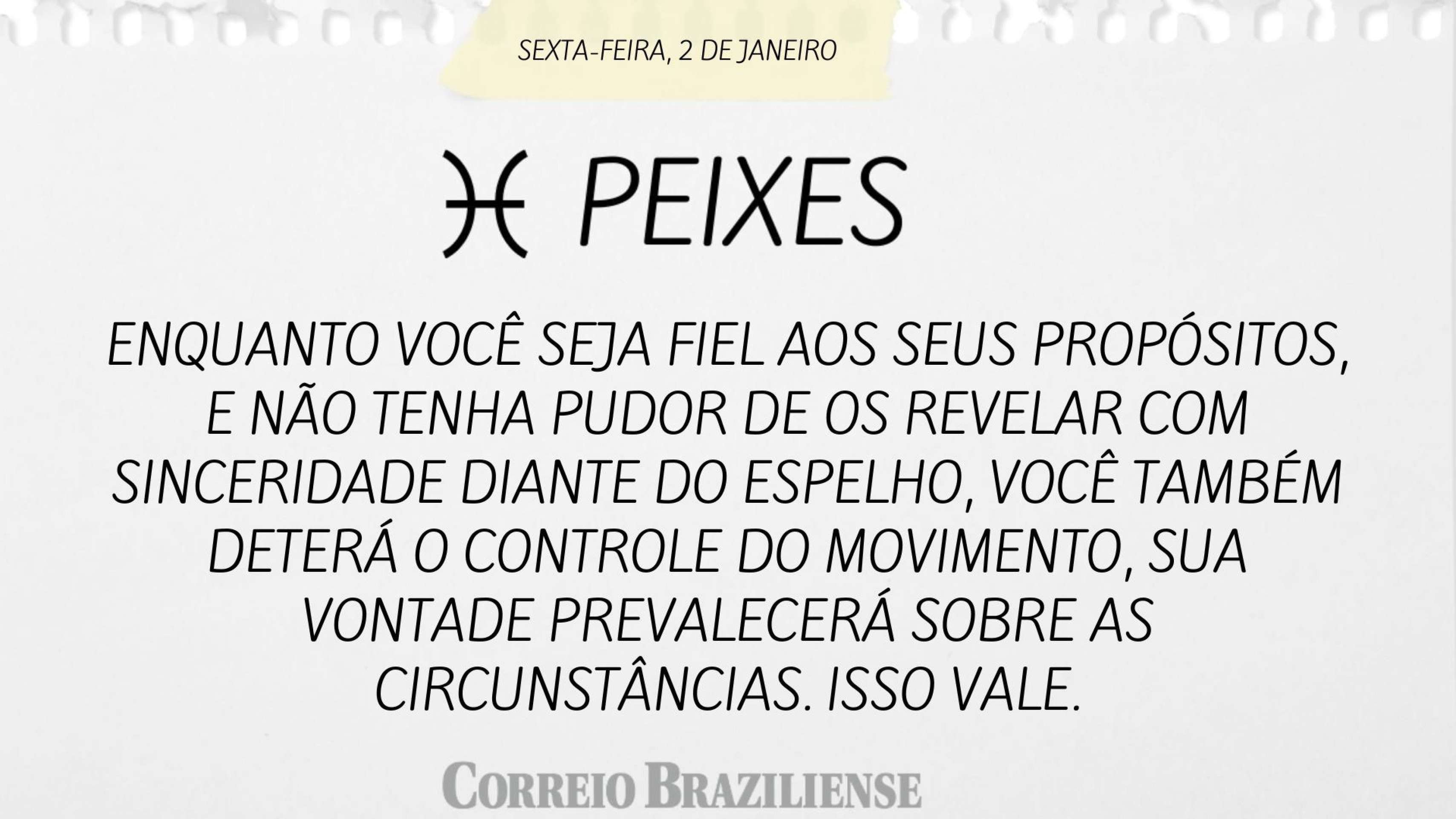 Hor&oacute;spoco desta sexta (2/1)