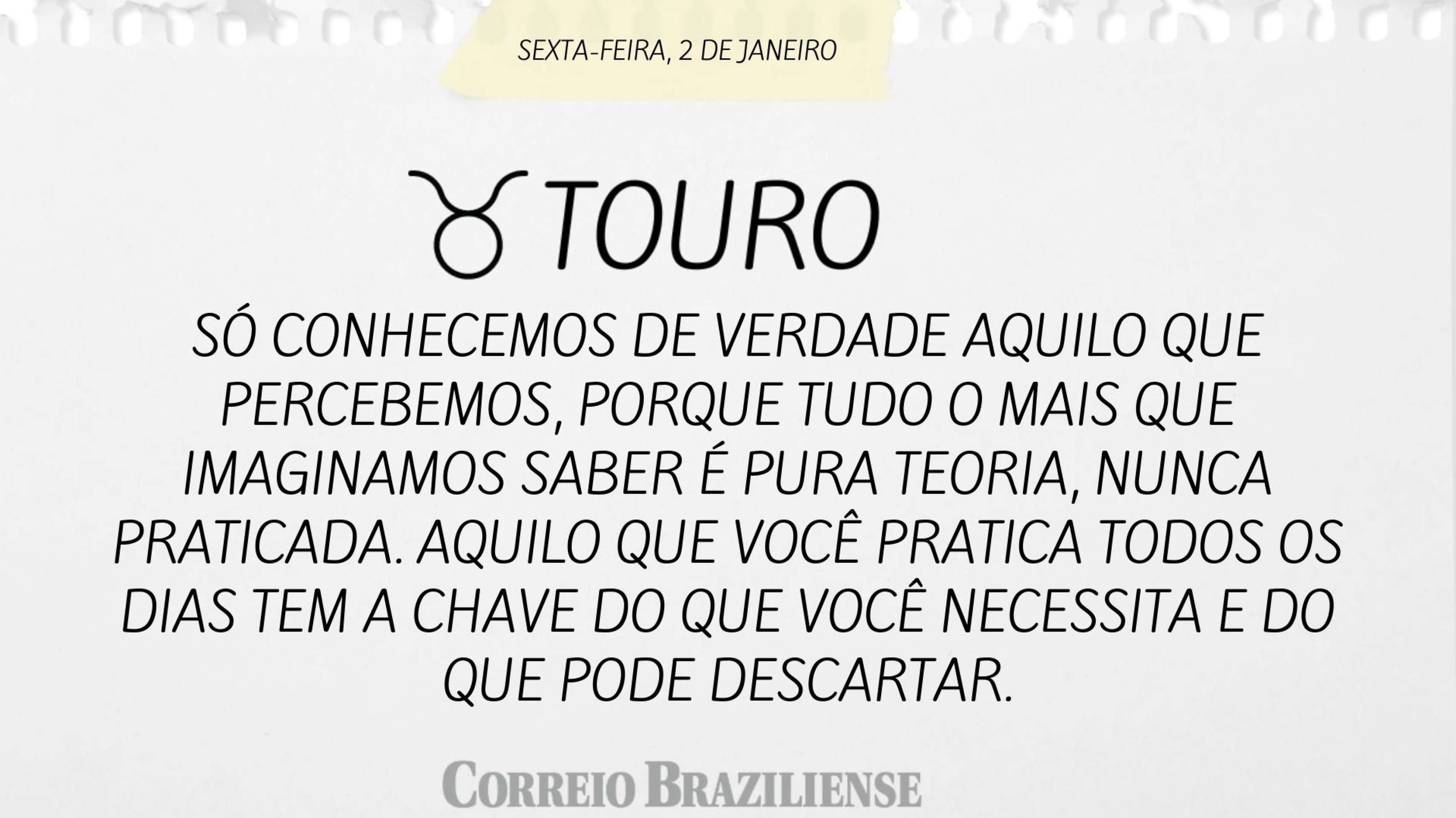 Hor&oacute;spoco desta sexta (2/1)