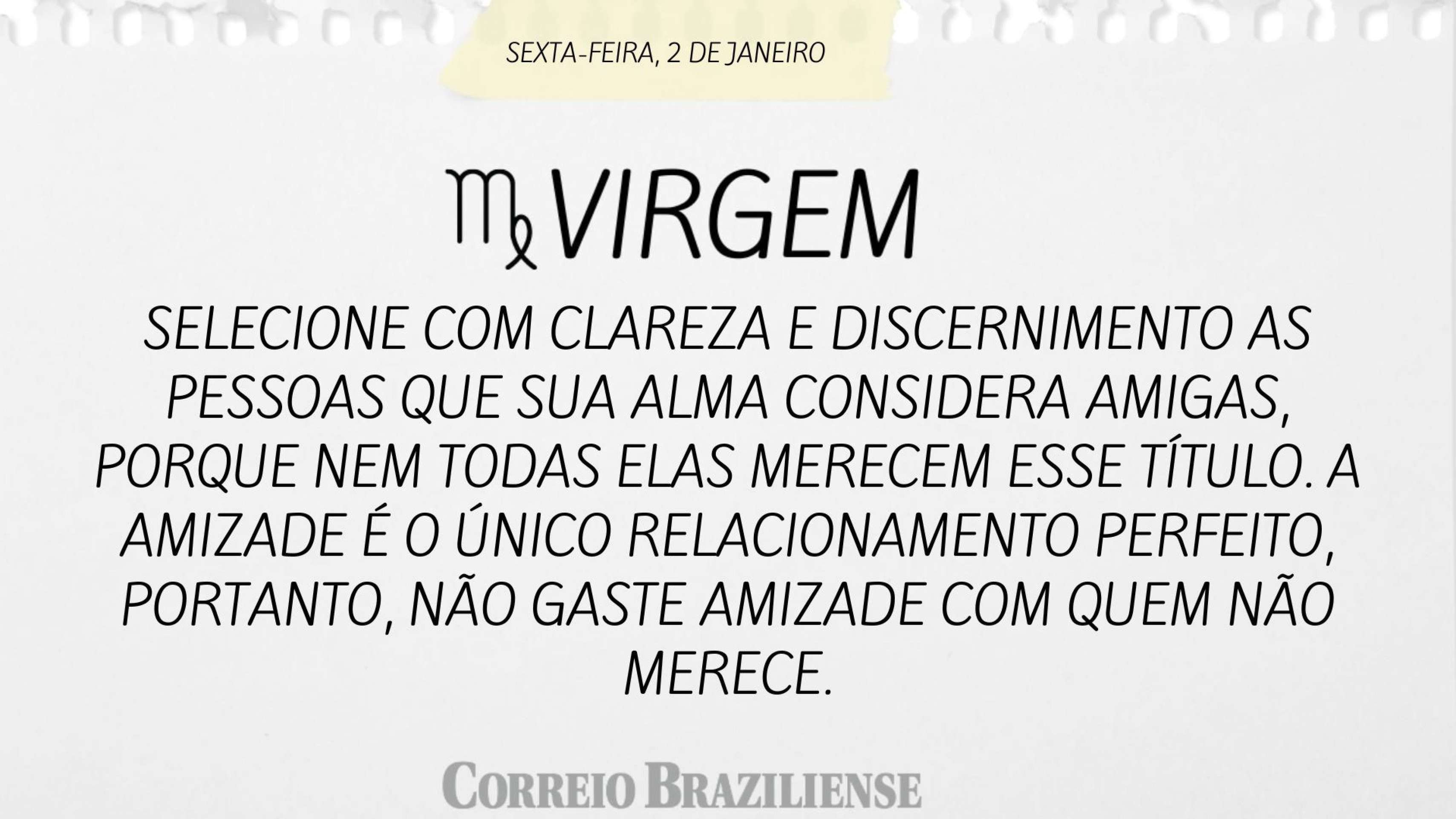 Hor&oacute;spoco desta sexta (2/1)
