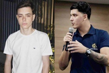 Gabriel Pedrozo, 17 anos, optou por fazer curso técnico de eletricista industrial  /  Gabriel Fagundes, 19 anos, escolheu seguir a carreira de empresário após o término da escola -  (crédito: Arquivo Pessoal)