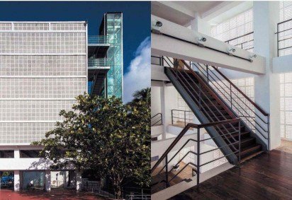 A Caixa D'Água de Olinda, que tem um elevador e um mirante para turistas, está  fechado e sofre com problemas de manutenção - nem a Companhia Pernambucana de Saneamento (Compesa), dona do prédio, nem a prefeitura de Olinda,  que gere o local, deram previsão para a reabertura ao público. -  (crédito: Vitor Tavares/BBC) -A Caixa D'Água de Olinda, que tem um elevador e um mirante para turistas, está  fechado e sofre com problemas de manutenção - nem a Companhia Pernambucana de Saneamento (Compesa), dona do prédio, nem a prefeitura de Olinda,  que gere o local, deram previsão para a reabertura ao público. -  (crédito: Vitor Tavares/BBC)