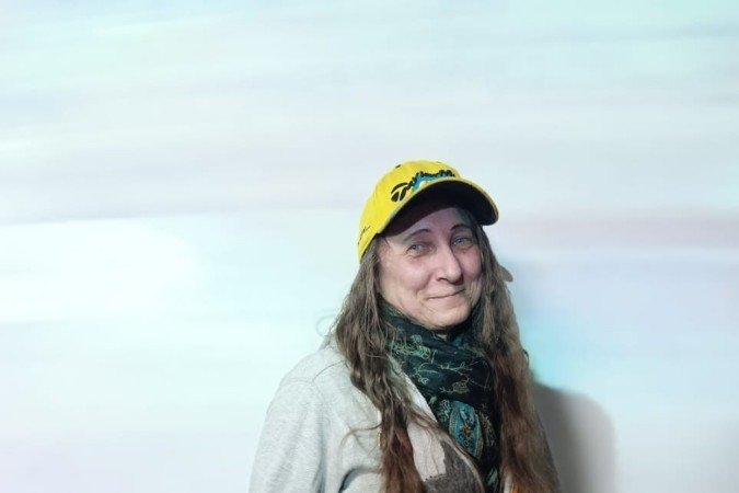 Olena Driutska, 58 anos, artista plástica, morador de Kharkiv

