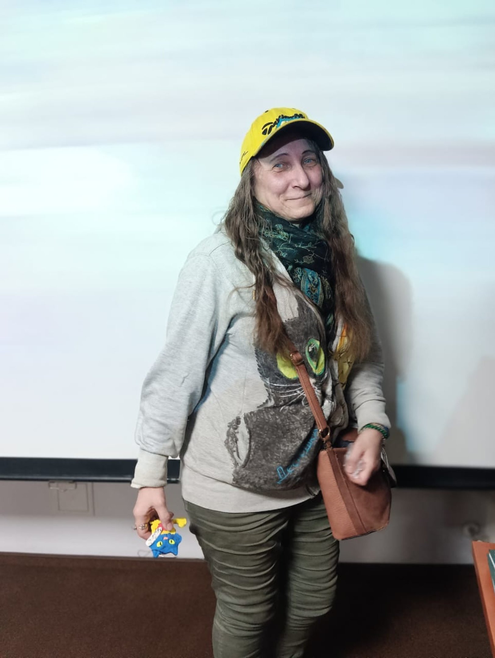 Olena Driutska, 58 anos, artista pl&aacute;stica, morador de Kharkiv  