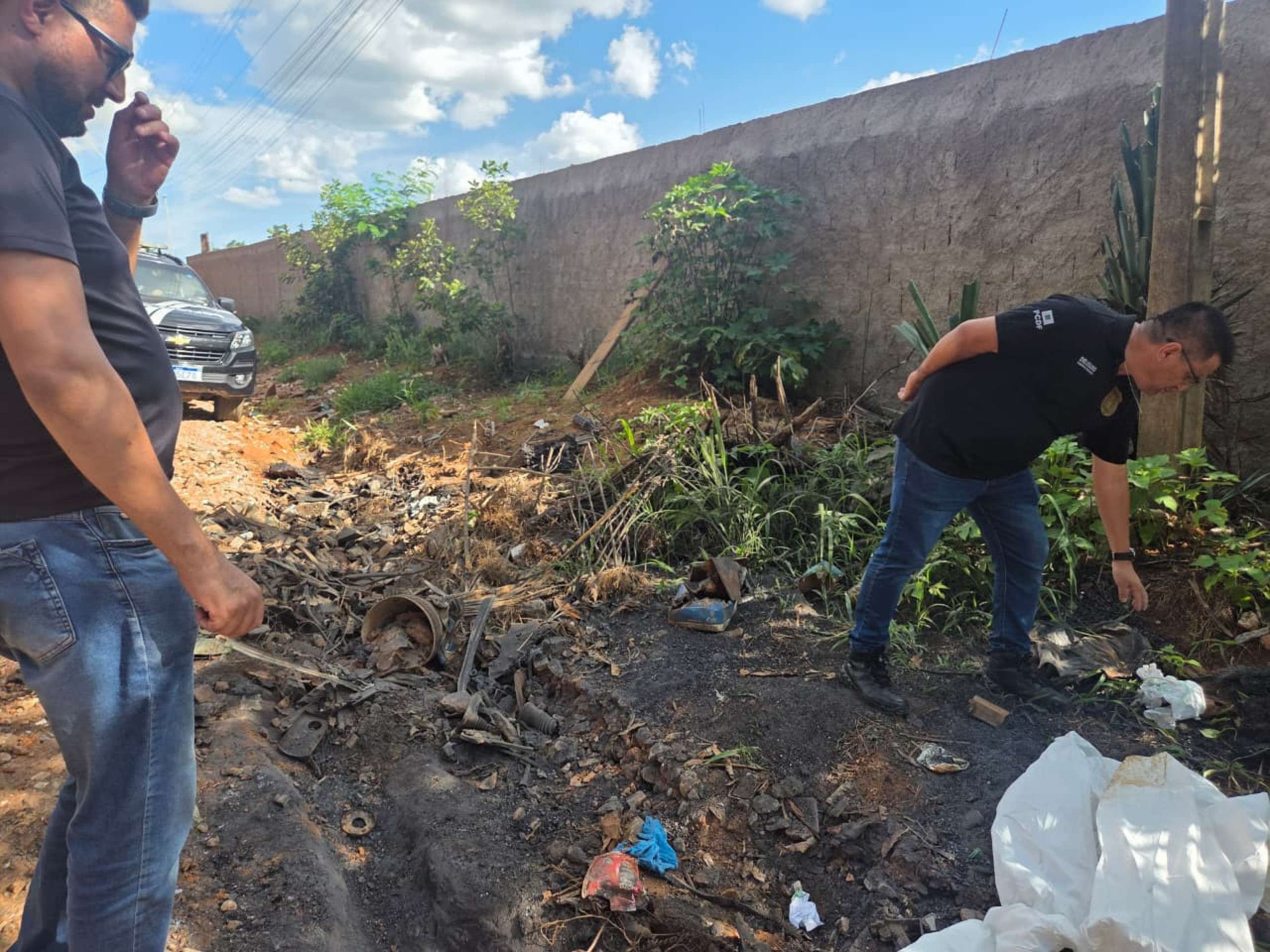 Um terreno, rituais e um corpo esquartejado: o enigma do crime em Ceilândia