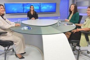 29/12/2025 - Ed Alves/CB/DA Press. Cidades. CB Poder recebe Graziella Joanitte (verde) e Marcella Lemos. Pesquisadoras. - (crédito: Ed Alves CB/DA Press) 29/12/2025 - Ed Alves/CB/DA Press. Cidades. CB Poder recebe Graziella Joanitte (verde) e Marcella Lemos. Pesquisadoras. - (crédito: Ed Alves CB/DA Press)