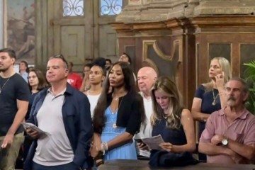 A supermodelo Naomi Campbell participou da tradicional missa de Natal em Ouro Preto, destacando o potencial tur&iacute;stico de Minas Gerais. -  (crédito: Instagram/Reprodu&ccedil;&atilde;o)