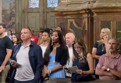 A supermodelo Naomi Campbell participou da tradicional missa de Natal em Ouro Preto, destacando o potencial tur&iacute;stico de Minas Gerais. -  (crédito: Instagram/Reprodu&ccedil;&atilde;o)