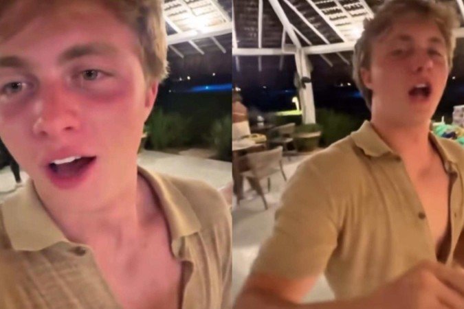 VÍDEO: Filho de Luciano Huck surge bêbado e faz sugestão inusitada ao amigo - (crédito: Reprodução/Instagram) VÍDEO: Filho de Luciano Huck surge bêbado e faz sugestão inusitada ao amigo - (crédito: Reprodução/Instagram)