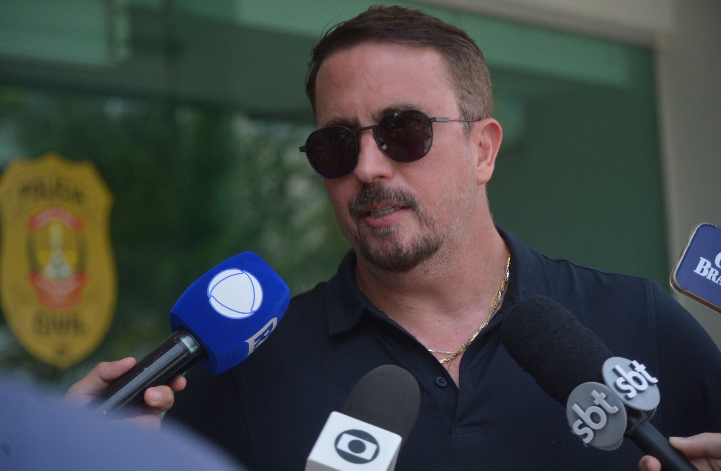  30/12/2025 - Ed Alves/CB/DA Press. Cidades. Torturador de Vicente Pires &eacute; preso e v&iacute;tima morre. Criminoso foi encaminhado para a 38&ordf; delegacia. Na foto, Delegado Pablo Aguiar. 