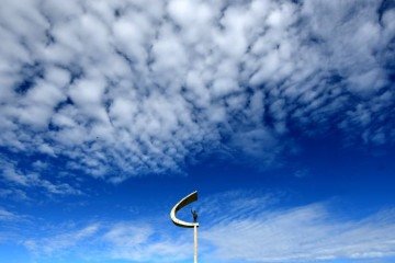 Monumento a Juscelino Kubitschek no Memorial JK, no Eixo Monumental -  (crédito: Ed Alves)