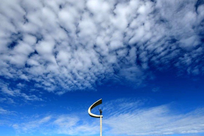 Monumento a Juscelino Kubitschek no Memorial JK, no Eixo Monumental - (crédito: Ed Alves) Monumento a Juscelino Kubitschek no Memorial JK, no Eixo Monumental - (crédito: Ed Alves)