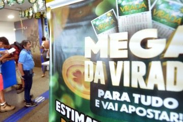 31/12/2025 - Ed Alves/CB/DA Press. Cidades. Mega Sena da Virada - Ultimo dia para Apostar. - (crédito: Ed Alves CB/DA Press) 31/12/2025 - Ed Alves/CB/DA Press. Cidades. Mega Sena da Virada - Ultimo dia para Apostar. - (crédito: Ed Alves CB/DA Press)