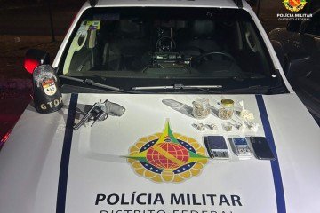 Equipes identificaram três homens armados na cena do crime -  (crédito: Divulgação)