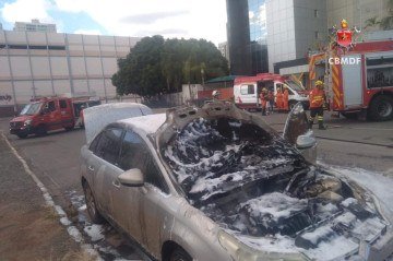 Ocorrido não teve vítimas - (crédito: Reprodução/CBMDF) Ocorrido não teve vítimas - (crédito: Reprodução/CBMDF)