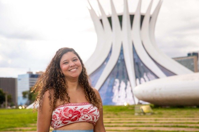 Jasmine Gonçalves é apaixonada pela arquitetura da capital