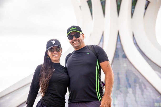 Rafael Cardoso e Graziela Cardoso passaram a virada do em avi&atilde;o para Bras&iacute;lia