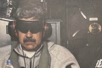 Trump divulgou a primeira foto de Nicolás Maduro - (crédito: Truth Social / Donald Trump) Trump divulgou a primeira foto de Nicolás Maduro - (crédito: Truth Social / Donald Trump)