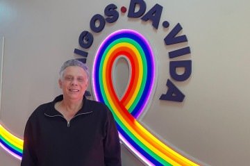 Christiano Ramos, presidente da ONG Amigos da Vida, convive com o HIV há 34 anos - (crédito: Vitória Torres/CB) Christiano Ramos, presidente da ONG Amigos da Vida, convive com o HIV há 34 anos - (crédito: Vitória Torres/CB)