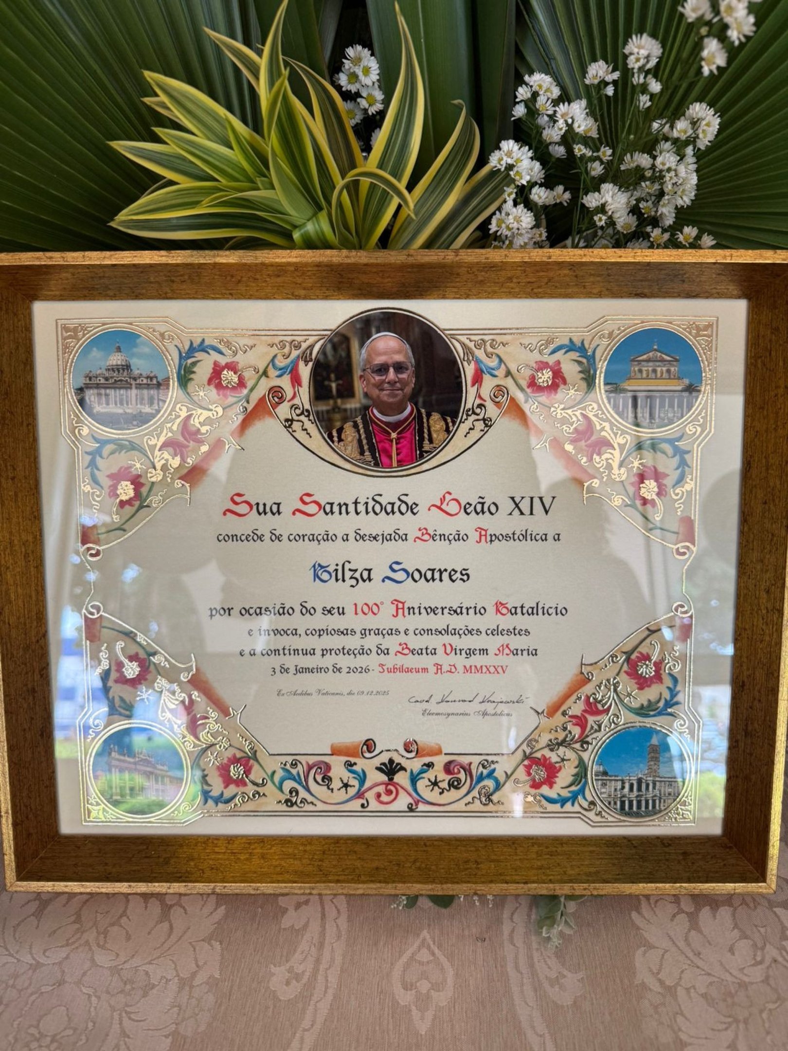 Nilza Teixeira Soares completa 100 anos e celebra a data com f&eacute;