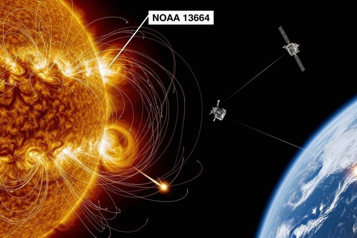 Como cientistas acompanharam uma super-região do Sol por 94 dias