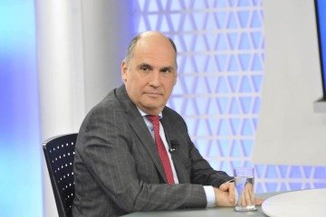 Manuel Furriela, reitor da Universidade Cat&oacute;lica de Bras&iacute;lia (UCB) e professor de Rela&ccedil;&otilde;es Internacionais, foi o convidado do primeiro CB.Poder de 2026  -  (crédito:  Guilherme Felix CB/DA Press)