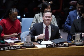 O embaixador dos EUA, Michael Waltz: defesa da ofensiva militar - (crédito: John Lamparski/AFP) O embaixador dos EUA, Michael Waltz: defesa da ofensiva militar - (crédito: John Lamparski/AFP)