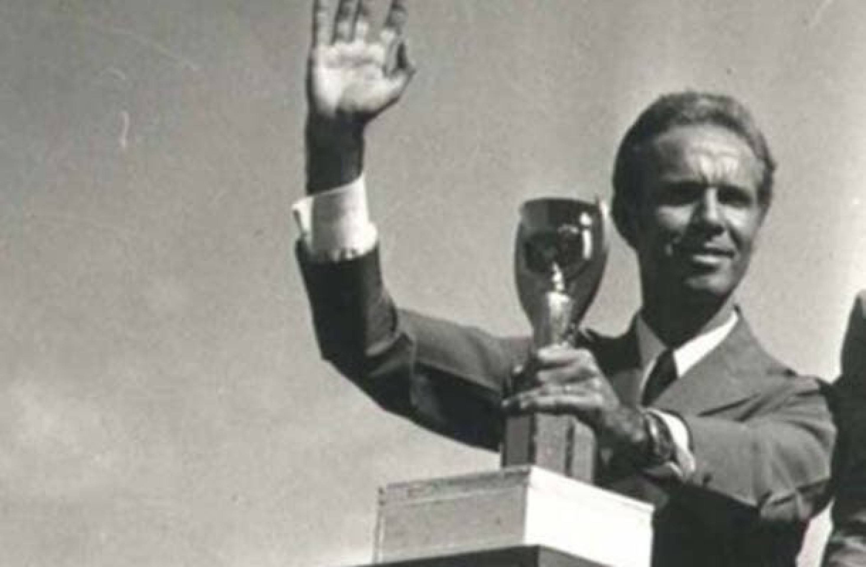 Lenda do futebol brasileiro, Zagallo faleceu no Rio de Janeiro, aos 92 anos -  (crédito: Foto: Arquivo Nacional / Fundo Correio da Manhã)