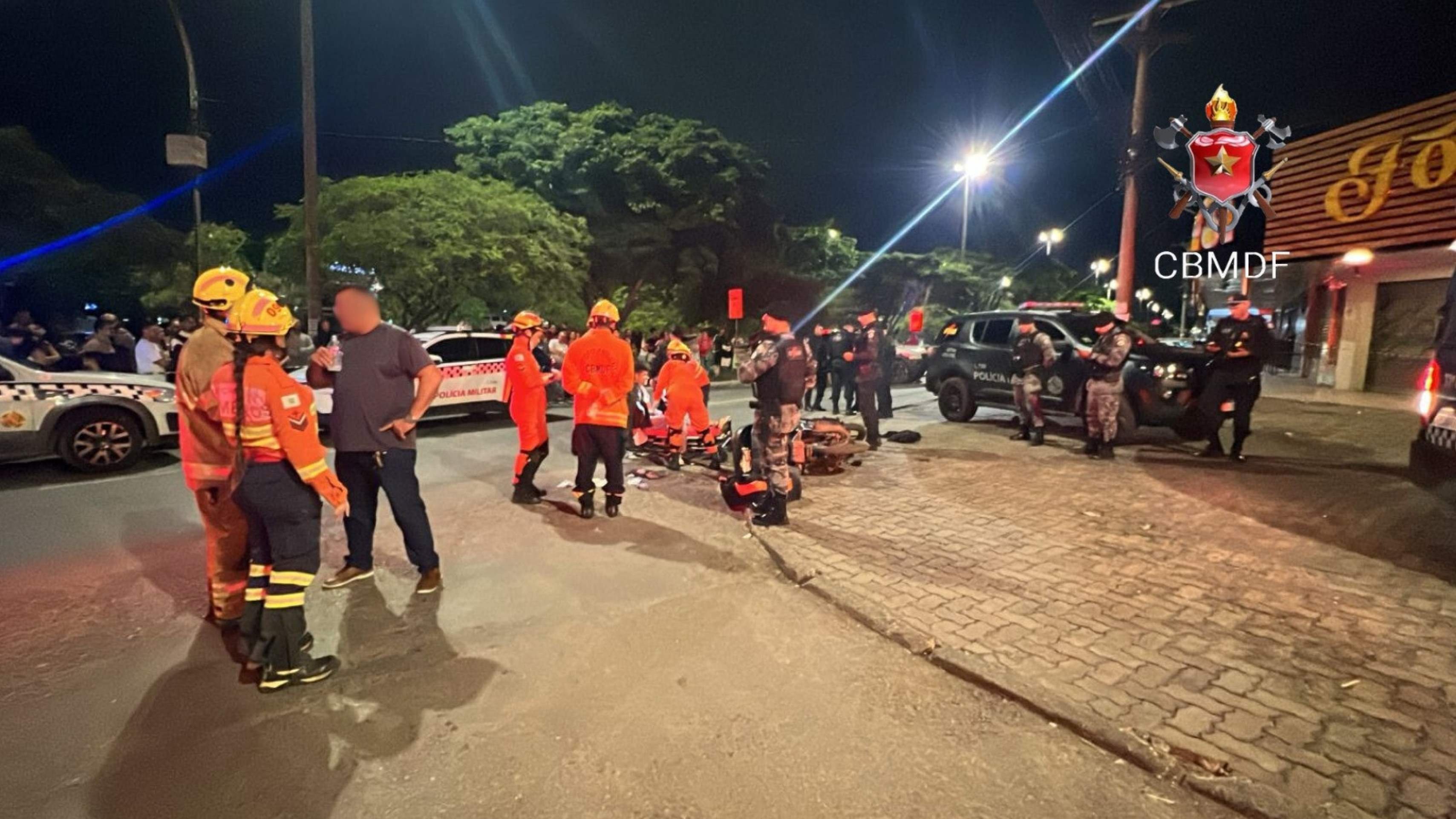 Troca de tiros ocorreu em padaria localizada em Samambaia Sul