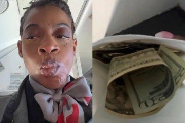 Comissária viraliza com vídeo no TikTok - (crédito: Reprodução/TikTok) Comissária viraliza com vídeo no TikTok - (crédito: Reprodução/TikTok)