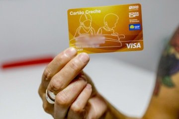 O Cart&atilde;o Creche atende alunos de 4 meses a 3 anos e 11 meses, e valores variam de R$ 920,29 a R$ 1.472,46 -  (crédito: Foto: L&uacute;cio Bernardo Jr./Ag&ecirc;ncia Bras&iacute;lia)